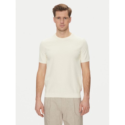 JOOP! Jeans Sweter 15 JJK-14Simoro 30045813 Beżowy Modern Fit ze sklepu MODIVO w kategorii Swetry męskie - zdjęcie 182676948