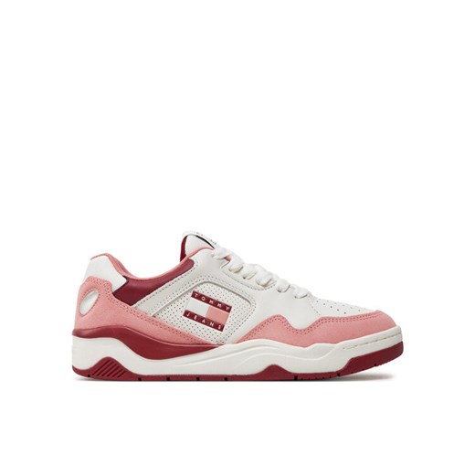 Tommy Jeans Sneakersy Tjw New Basket Lc EN0EN02574 Różowy ze sklepu MODIVO w kategorii Buty sportowe damskie - zdjęcie 182676949
