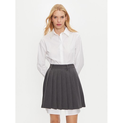 KARL LAGERFELD Koszula 246W1602 Biały Relaxed Fit ze sklepu MODIVO w kategorii Koszule damskie - zdjęcie 182676957