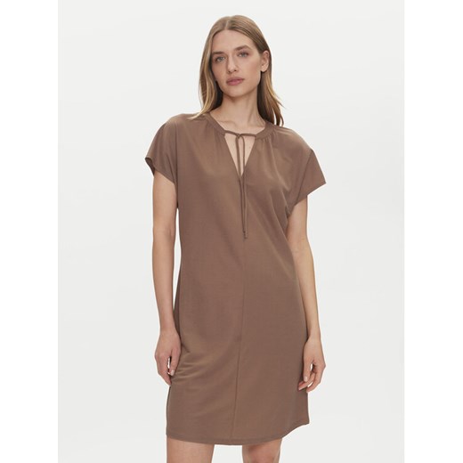 ONLY Sukienka codzienna Jany 15351683 Brązowy Relaxed Fit ze sklepu MODIVO w kategorii Sukienki - zdjęcie 182676976