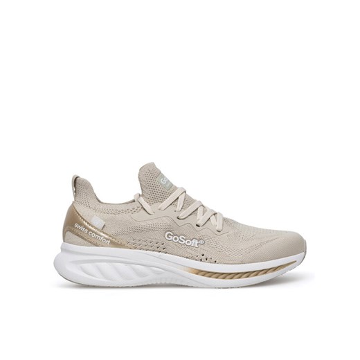 Go Soft Sneakersy WP-1 Beżowy ze sklepu MODIVO w kategorii Buty sportowe damskie - zdjęcie 182676988