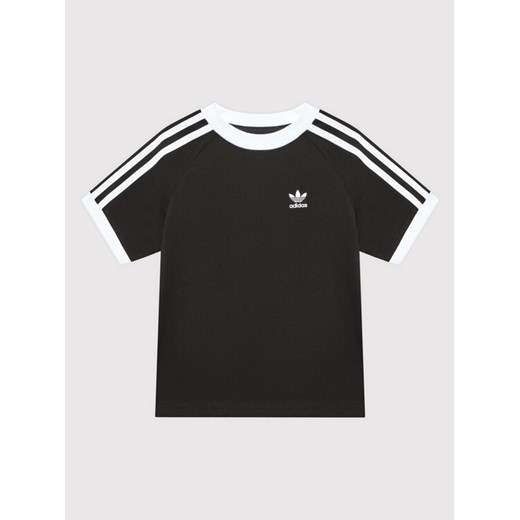 adidas T-Shirt adicolor 3-Stripes HK2913 Czarny Relaxed Fit 6_7Y MODIVO