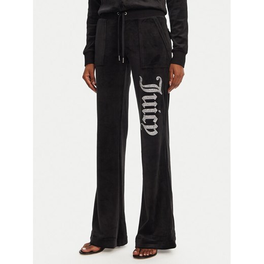 Juicy Couture Spodnie dresowe Layla JCBBJ125806 Czarny Regular Fit ze sklepu MODIVO w kategorii Spodnie damskie - zdjęcie 182677019
