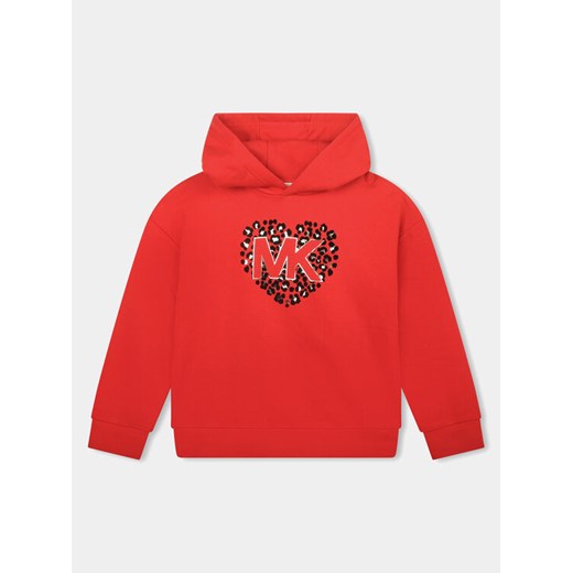 MICHAEL KORS KIDS Bluza R15213 Czerwony Regular Fit ze sklepu MODIVO w kategorii Bluzy dziewczęce - zdjęcie 182677037