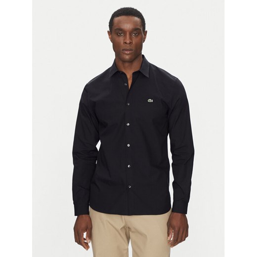 Lacoste Koszula CH5620 Granatowy Slim Fit ze sklepu MODIVO w kategorii Koszule męskie - zdjęcie 182677066