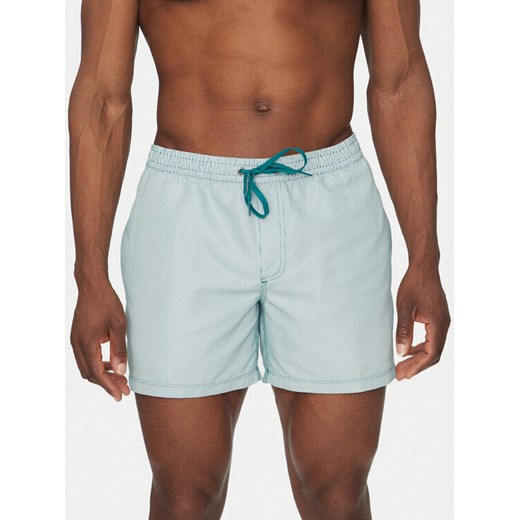 Quiksilver Szorty kąpielowe EQYJV04101 Zielony Regular Fit ze sklepu MODIVO w kategorii Kąpielówki - zdjęcie 182677067