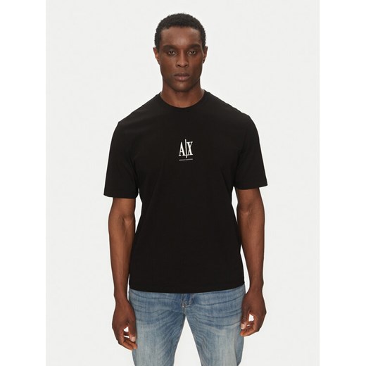 Armani Exchange T-Shirt XM000363 AF12308 UC001 Czarny Regular Fit ze sklepu MODIVO w kategorii T-shirty męskie - zdjęcie 182677105