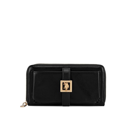 U.S. Polo Assn. Portfel WIUXT8505WVP Czarny ze sklepu MODIVO w kategorii Portfele damskie - zdjęcie 182677139