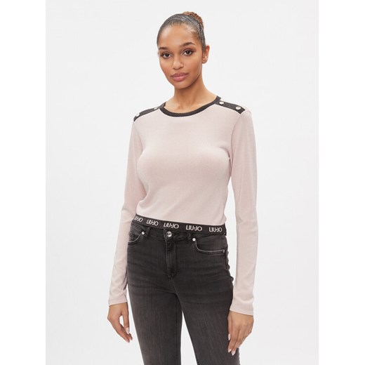 Liu Jo Sport Bluzka TA4008 MS014 Różowy Regular Fit ze sklepu MODIVO w kategorii Bluzki damskie - zdjęcie 182677147