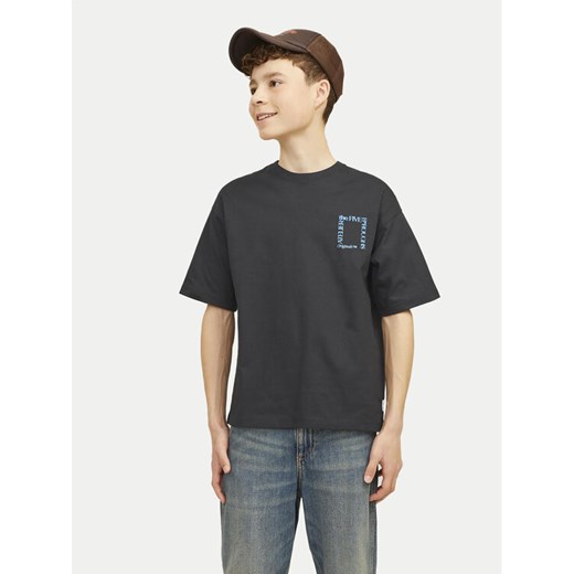 Jack&Jones Junior T-Shirt Brooklyn Graphic 12263183 Czarny Relaxed Fit ze sklepu MODIVO w kategorii T-shirty chłopięce - zdjęcie 182677167