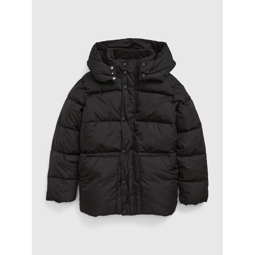 Gap Kurtka zimowa 729969-00 Czarny Regular Fit ze sklepu MODIVO w kategorii Kurtki chłopięce - zdjęcie 182677238