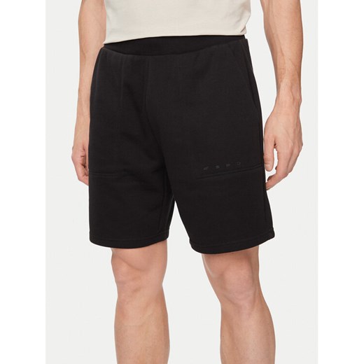 4F Szorty sportowe 4FWSS24TSHOM330 Czarny Regular Fit ze sklepu MODIVO w kategorii Spodenki męskie - zdjęcie 182677319