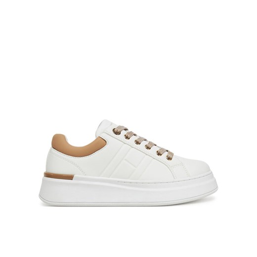 Tommy Hilfiger Sneakersy Low Cut Lace-Up T3A9-33751-1355 S Biały ze sklepu MODIVO w kategorii Buty sportowe dziecięce - zdjęcie 182677397