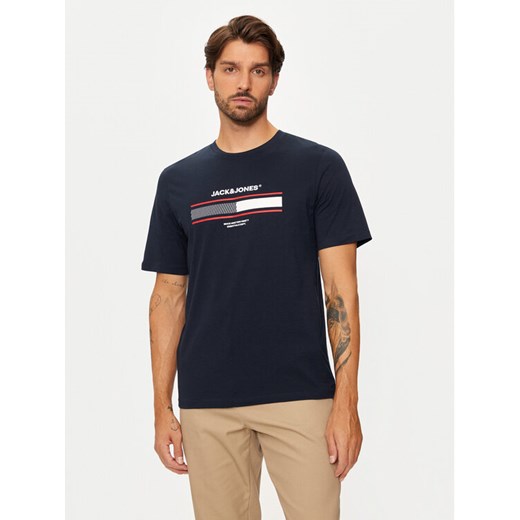 Jack&Jones T-Shirt South 12256784 Niebieski Standard Fit ze sklepu MODIVO w kategorii T-shirty męskie - zdjęcie 182677407