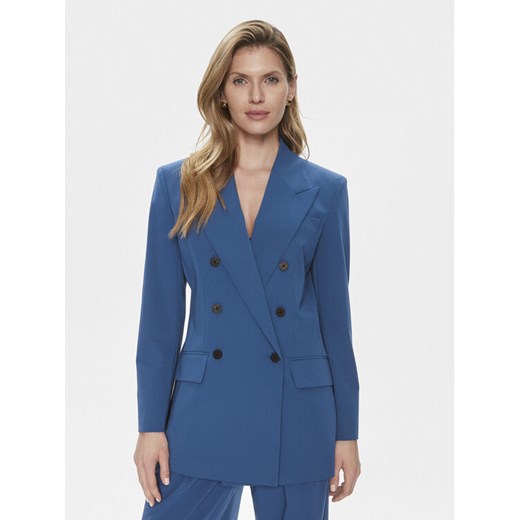 Hugo Marynarka Amalisa 50501428 Niebieski Relaxed Fit ze sklepu MODIVO w kategorii Marynarki damskie - zdjęcie 182677455