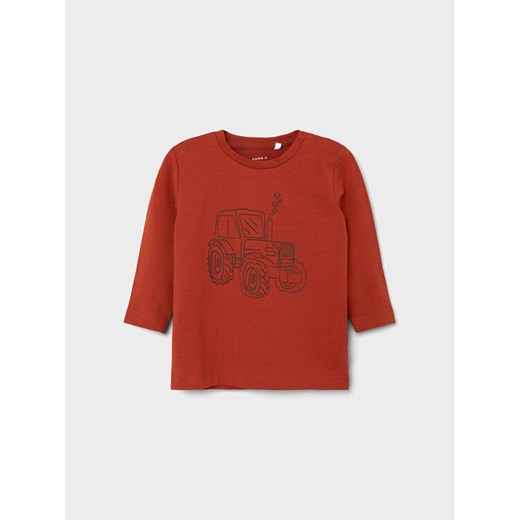 NAME IT Bluzka 13206935 Czerwony Regular Fit ze sklepu MODIVO w kategorii Kaftaniki i bluzki - zdjęcie 182677458