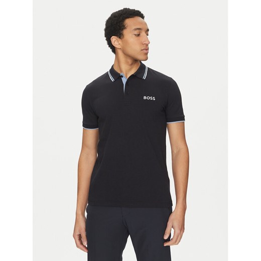 BOSS Polo Paddy Pro 50469102 Granatowy Regular Fit ze sklepu MODIVO w kategorii T-shirty męskie - zdjęcie 182677466