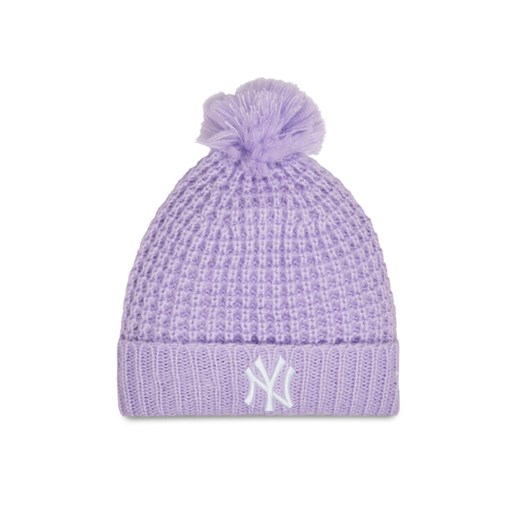 New Era Czapka Wmns Cosy Pom 60364287 Fioletowy ze sklepu MODIVO w kategorii Czapki zimowe damskie - zdjęcie 182677489