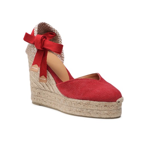 Castañer Espadryle Chiara/8ED/002 021668-604 Czerwony ze sklepu MODIVO w kategorii Espadryle damskie - zdjęcie 182677495