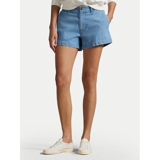 Polo Ralph Lauren Szorty jeansowe 211963799001 Niebieski Straight Fit ze sklepu MODIVO w kategorii Szorty - zdjęcie 182677497