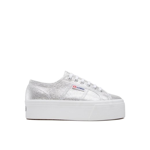 Superga Tenisówki 2790 Lame S61174W Srebrny ze sklepu MODIVO w kategorii Trampki damskie - zdjęcie 182677509