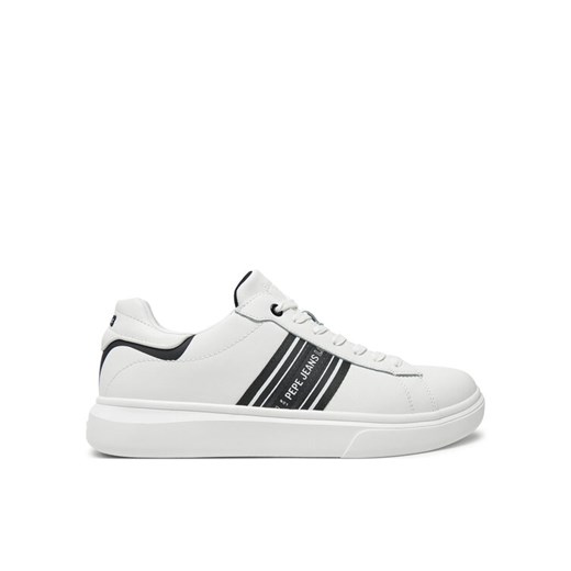 Pepe Jeans Sneakersy PMS00023 Biały ze sklepu MODIVO w kategorii Buty sportowe męskie - zdjęcie 182677566