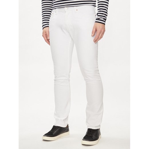 Tommy Jeans Jeansy Scanton DM0DM18746 Biały Slim Fit ze sklepu MODIVO w kategorii Jeansy męskie - zdjęcie 182677589
