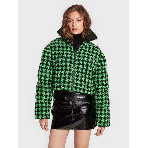MSGM Kurtka puchowa 3341MDH27X 227607 Zielony Regular Fit ze sklepu MODIVO w kategorii Kurtki damskie - zdjęcie 182677646