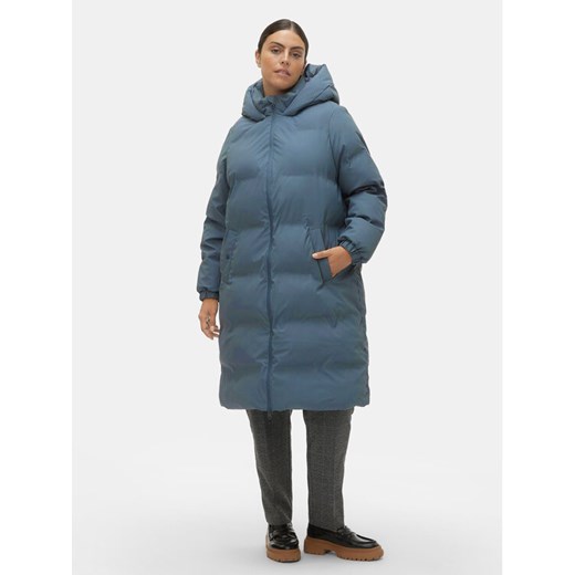 Vero Moda Curve Kurtka zimowa 10297285 Niebieski Regular Fit ze sklepu MODIVO w kategorii Kurtki damskie - zdjęcie 182677665