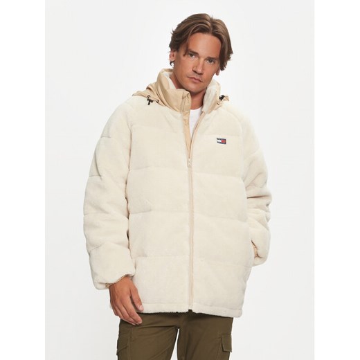 Tommy Jeans Kurtka zimowa DM0DM19638 Beżowy Regular Fit ze sklepu MODIVO w kategorii Kurtki męskie - zdjęcie 182677689