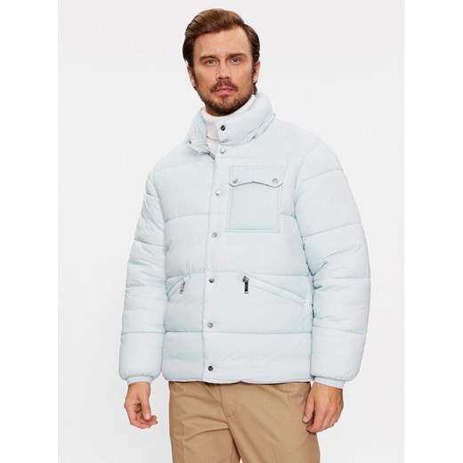 United Colors Of Benetton Kurtka zimowa 2NIWUN040 Błękitny Regular Fit ze sklepu MODIVO w kategorii Kurtki męskie - zdjęcie 182677748