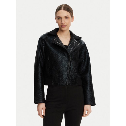 DKNY Kurtka przejściowa P4JJ6XIY Czarny Regular Fit ze sklepu MODIVO w kategorii Kurtki damskie - zdjęcie 182677806