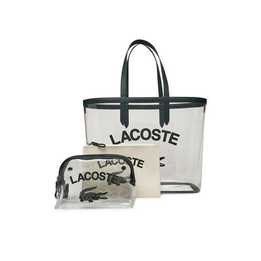 Lacoste Torebka NF4930AS Przezroczysty ze sklepu MODIVO w kategorii Torby Shopper bag - zdjęcie 182677845