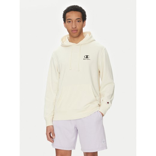 Champion Bluza 221176 Écru Regular Fit ze sklepu MODIVO w kategorii Bluzy męskie - zdjęcie 182677905