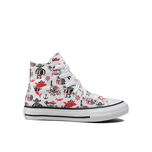 Converse Trampki Chuck Taylor All Star Pirate 372874C Biały ze sklepu MODIVO w kategorii Trampki dziecięce - zdjęcie 182677937