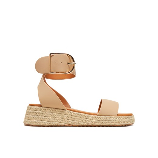 DeeZee Espadryle QS276-1 Beżowy ze sklepu MODIVO w kategorii Espadryle damskie - zdjęcie 182678028