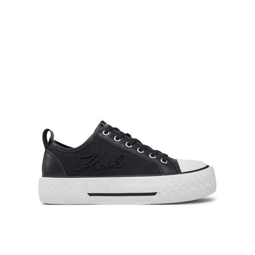 KARL LAGERFELD Trampki Kampus Max III KL60611F Czarny ze sklepu MODIVO w kategorii Trampki damskie - zdjęcie 182678139