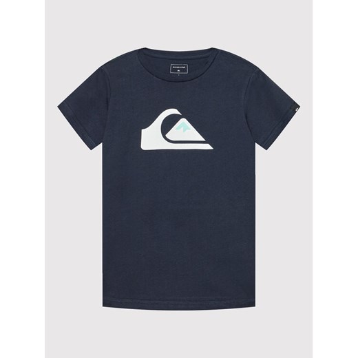 Quiksilver T-Shirt Comp Logo EQBZT04369 Granatowy Regular Fit ze sklepu MODIVO w kategorii T-shirty chłopięce - zdjęcie 182678155