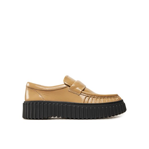 Clarks Półbuty Torhill Mocc 26179353 Beżowy ze sklepu MODIVO w kategorii Półbuty damskie - zdjęcie 182678205