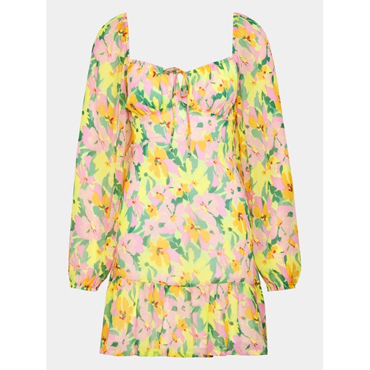 Gina Tricot Sukienka koktajlowa 20005 Kolorowy Regular Fit ze sklepu MODIVO w kategorii Sukienki - zdjęcie 182678215
