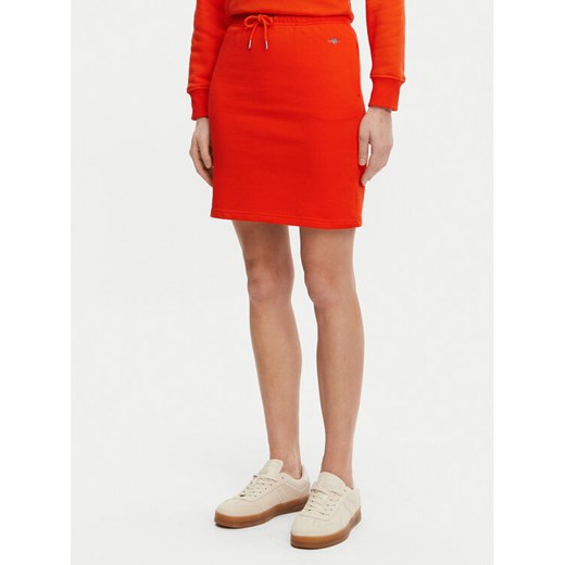Gant Spódnica dresowa 4200274 Pomarańczowy Regular Fit ze sklepu MODIVO w kategorii Spódnice - zdjęcie 182678216
