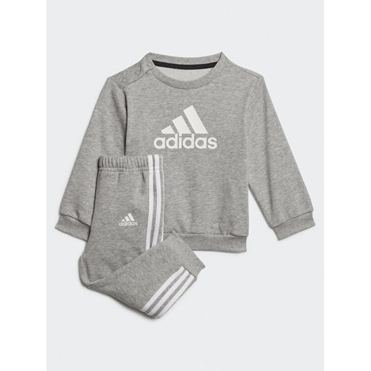 adidas Komplet dresowy Badge of Sport French Terry Jogger HM6613 Szary Regular Fit ze sklepu MODIVO w kategorii Dresy dla niemowlaka - zdjęcie 182678219