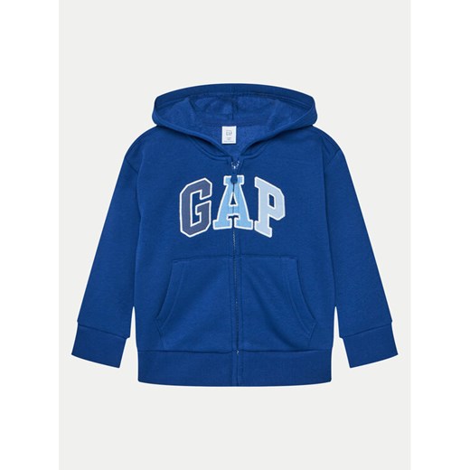Gap Bluza 609576-02 Niebieski Regular Fit ze sklepu MODIVO w kategorii Bluzy chłopięce - zdjęcie 182678327