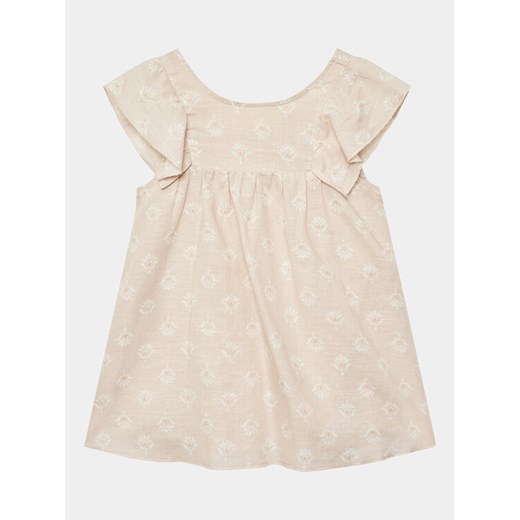 United Colors Of Benetton Sukienka codzienna 44JRGV00R Beżowy Regular Fit ze sklepu MODIVO w kategorii Sukienki dziewczęce - zdjęcie 182678356