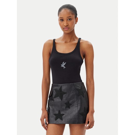 One Teaspoon Top Fine 26605 Czarny Slim Fit ze sklepu MODIVO w kategorii Bluzki damskie - zdjęcie 182678378