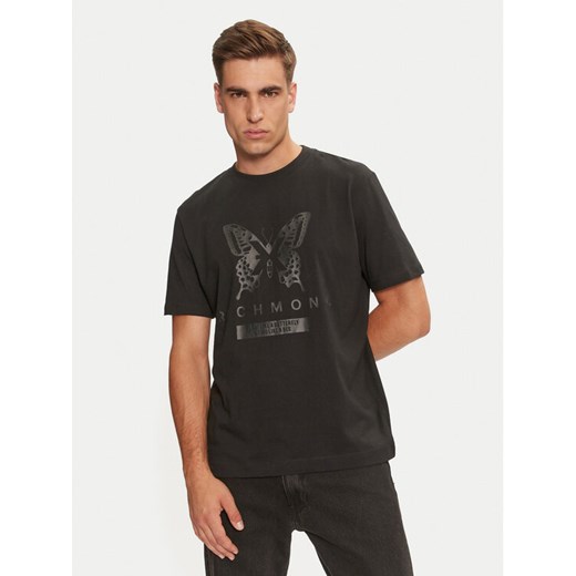Richmond X T-Shirt Garon UMA24067TS Czarny Regular Fit ze sklepu MODIVO w kategorii T-shirty męskie - zdjęcie 182678446