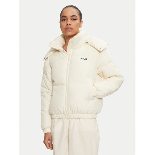 Fila Kurtka zimowa FAW0549 Écru Regular Fit ze sklepu MODIVO w kategorii Kurtki damskie - zdjęcie 182678526