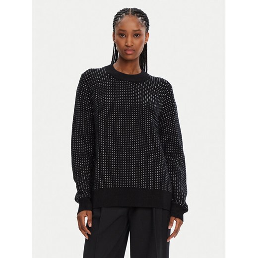MICHAEL Michael Kors Sweter MF46124F2G Czarny Regular Fit ze sklepu MODIVO w kategorii Swetry damskie - zdjęcie 182678538