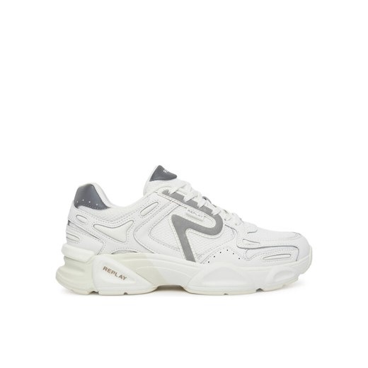 REPLAY Sneakersy GMS9M .000.C0010T Biały ze sklepu MODIVO w kategorii Buty sportowe męskie - zdjęcie 182678565