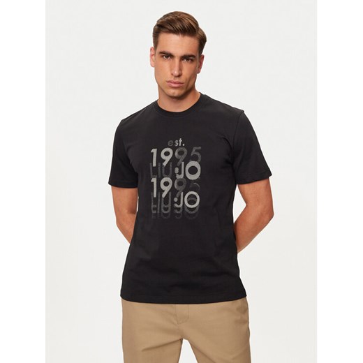 Liu Jo T-Shirt QF4242 J4783 Czarny Regular Fit ze sklepu MODIVO w kategorii T-shirty męskie - zdjęcie 182678597